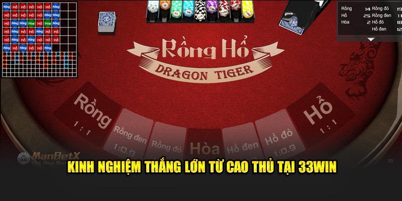 Kinh nghiệm thắng lớn từ cao thủ tại 33Win